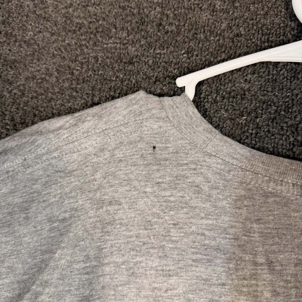 Jordan Jumpman Graphic T-Shirt Mens XL Gray Short Sleeve Cotton Tee 0195